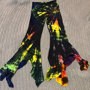 NWT California Clothing Co. Tie-Dye Flare Fairy Pants